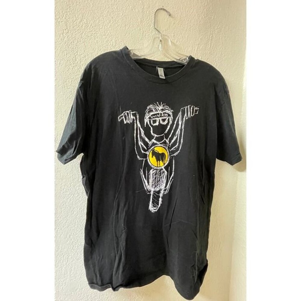 Black Graphic Tee, Animal Design